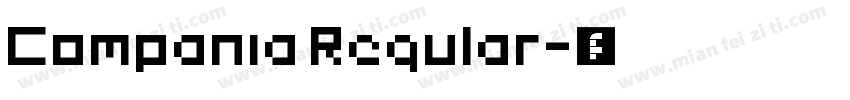 Compania Regular字体转换